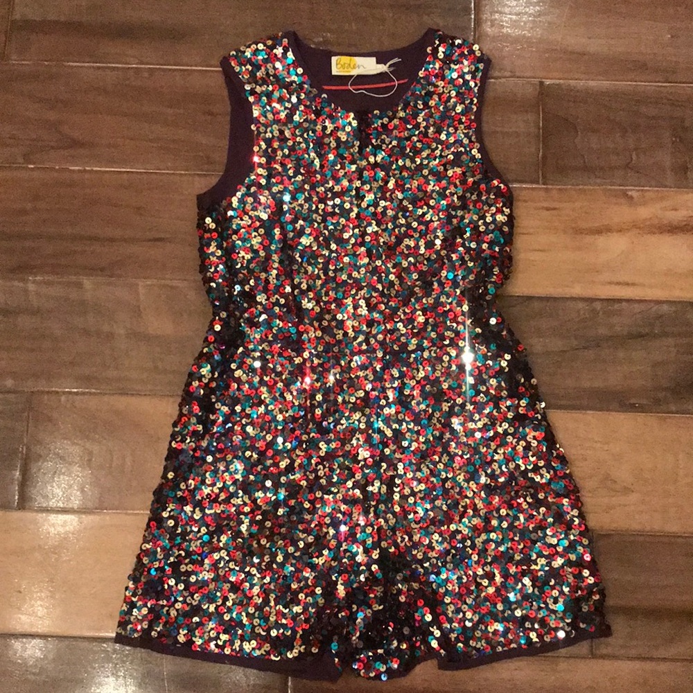 Mini Boden sequined romper